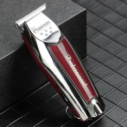 Clippers Trimmers Calvo Hair Clipper Professional Electric Barber Salon Hair Trimmer para hombre Máquina cortadora recargable Barba Shavers Razors 230428