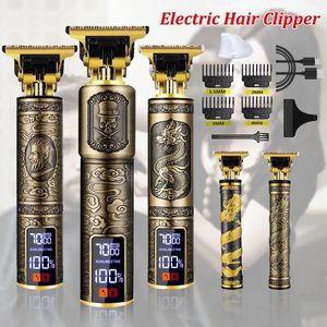Tondeuses tondeuses électrique coupe de cheveux tondeuse Machine professionnelle tondeuse barbier tondeuse à barbe rasoir sans fil 230928