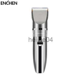Clippers Trimmers Enchen USB RECHARGETY Electric Hair Clippers Barbe Trimmer pour hommes Barber Shop Hair Professional Coupte Hine X0728