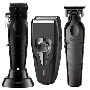 Clippers Trimmers Kemei Hair Clipper KM2296 KM2299 KM1103A Barber Electric Hair Clipper Set Men's Beard Trimmer Hair Cutting hine Trimmer x0728