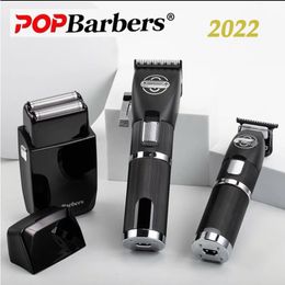 Cortapelos Recortadores POP Barberos Recortador de cabello profesional Cabeza de aceite de salón Cortadora gradual Máquina de corte de afeitar Barba 230619