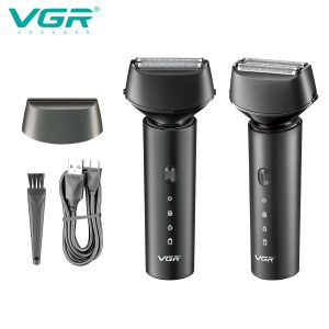 Clippers Vgr Beard Shaver Professional Hair Trimmer Electric Shaver IPX7 Waterdicht oplaadbare draadloze scheerhek voor mannen V380