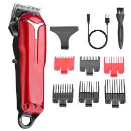 Clippers Wahfox Hair Out Machine Machine rechargeable Hairless Hair Clippers Professional Hair Trimm for Men Electric Fast Haircut Barber