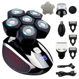 Clippers Wahfox Head Shaver 5 in 1 Razor électrique pour hommes chauves avec brûlures de cheveux de nez