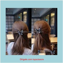 Clips zorg styling tools producten diamond vlinder klauw clip kleine Koreaanse sieraden haarhoofdtooi in de originele haarspeld grip groothandel dr