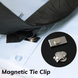 Clips magnetische onzichtbare tie clip Automatische fixing buckle antiwrinkle antiswing tie houder clips voor mannen stropdas kraag verborgen clasp