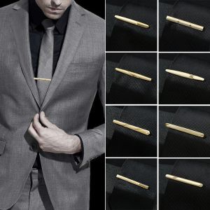 Clips Clip à cravate mat pour hommes Metal Copper Bar Barn Clasp Practical Coldie Accessoires Fashion Mens Classic Tie Clips Clips Bijoux à broches