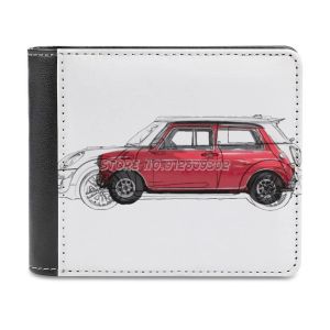 Clips My How You You Grown Leather Wallet Men's Wallet Purse Money Clips Mini Cooper Mini Cooper Rally Classic Car Classic Mini