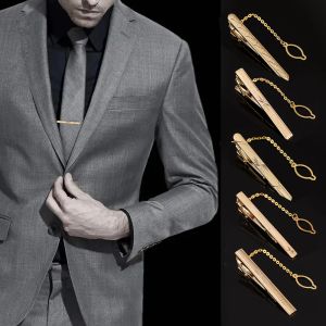 Clips NOUVEAU CLOT DE TRAVE COLOR METAL GOLD AVEC LA CHACHE POUR HOMMES MEN MÉDICA COURT CLASE CLASS CLASS DE MONDEMAN TIES BAR TIE PIN TEE POUR ACCESSOIRES MENS