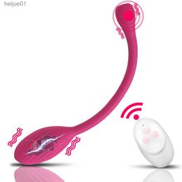 Stimulation du clitoris Sex Toys pour femmes Produits pour adultes Massage du point G Invisible Wear 10 Modes Vagin Balls Vibrator Vibrating Egg L230518