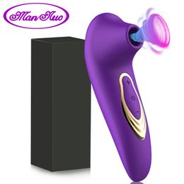Clit Sucker Vagin Sucking Vibrator Stimulator Clitoris Playjob oral Toyage sexuel Licking pour femmes Masturbateur Produit érotique 240403