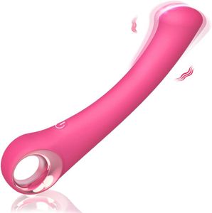 Clitoral G Spot Vibrator Sex Toy for Women Personal Wand Massageur 9 Modes vibrants Bullet Finger anal Vibrateurs pour couple, Solicone Dildo Adult Sex Toys (rose)