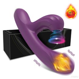 Consolador de vibrador GSPOT de chupación del clítoris para mujeres calentando el pezón aspirador de aspirador Estimulador de sexo juguetes sexuales Masturbator 240507