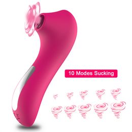 Clitoris Zuigen Vibrator 10 Modi Seksspeeltje voor Vrouwen Adorime Clitoris Tepels Zuigstimulator voor Koppels