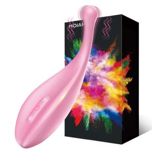 Clitoral Vibrator Sexy speelgoed voor vrouwen, G Spot Clit Nipple Stimulator Massager Mini Persoonlijke sfeer, Volledige Siliconen Waterdichte anale B