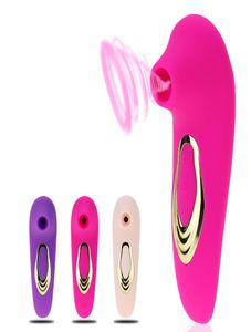 Clitoris Zuigen Vibrator voor Vrouwen Oplaadbare Tepels Zuigstimulator 10 Modi Waterdicht Adult Sex Toys Clitoris Stimulator Q5793997