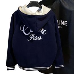 CLNE Abrigo Diseñador Moda Mujer Alta Calidad Original Estándar Otoño Nuevo Cool Estudiante Hermana Abrigo De Béisbol Con Capucha Top Suelto Moda Versátil