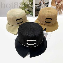 Cloches Diseñador Japón y Corea del Sur High Top Transpirable Fisherman Hat Mujer Primavera Verano Protección solar c Letra Moda Br Wide Brim 7F19