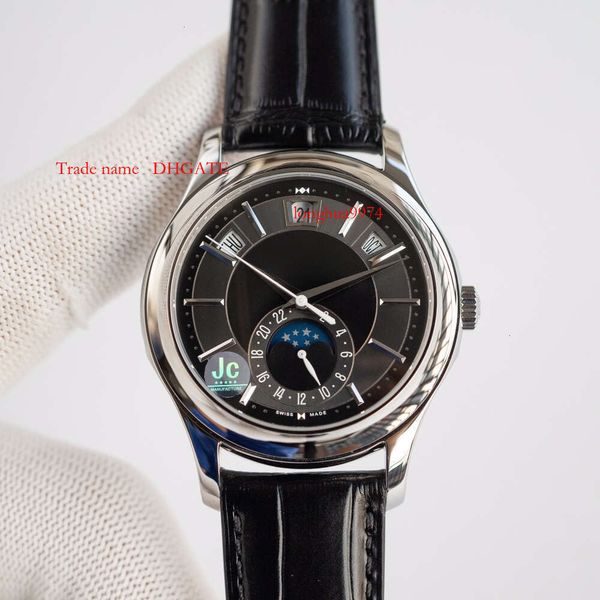 Horloge Patesk Classic Montres Hommes Business Poignet 37Mm 5205G Mondphasen Designers Pp5205g-013 Automatique Lurxuy AAAA Montres 650 montredeluxe