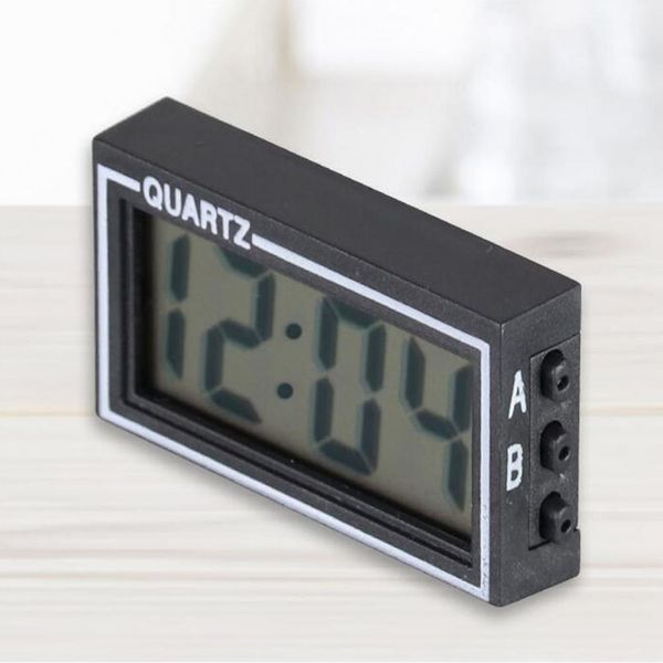 Reloj universal gran pantalla LCD ABS ABS Reloj Electronic Digital Reloj Mini Minimalista Batería Reloj LED para el tablero