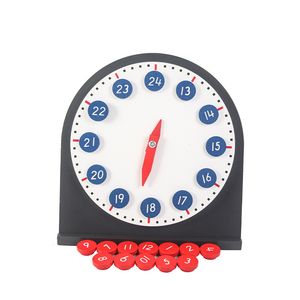Horloge avec des mains mobiles pour les mathématiques des écoles maternelles jouet montessori jouets éducatifs