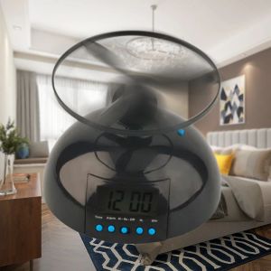 Clocks 1pc Creative Toy Backlight ALARME ALARME FLING LAZY HELICOPTER MIGNE DIGITAL ALARME CLOCK CLOCE CUPER CIP MINE