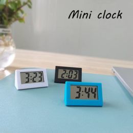 Klokken 2023 Mini LCD Digital Table Dashboard Desk Electronic Clock voor Desktop Home Office Silent Desk Time Display Clock Mini Wekker