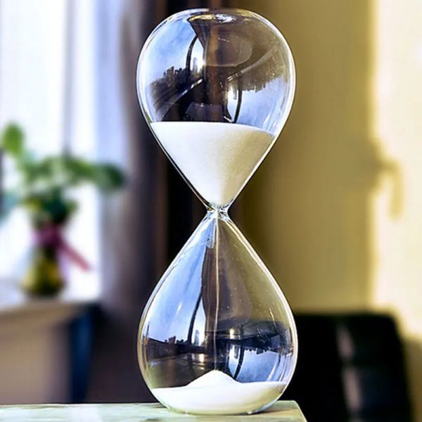 Horloges 60 minutes sablass chlass chair décoration verre verre décoration accessoires de maison sable horloge colorée sable sable simple moderne