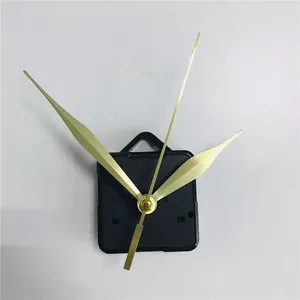 Accesorios para relojes, 1 Juego de manecillas doradas, mecanismo de movimiento para reloj de cuarzo de pared silenciosa, Kit de piezas de herramientas de reparación de eje de 18mm DIY con gancho