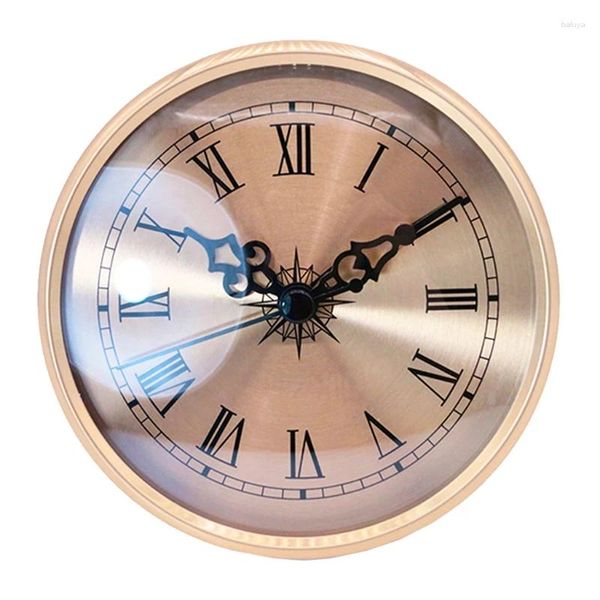 Accessoires Clocks 108 mm Round vintage pour la tête INSERT MALAT MALLAGE APUCATION Rétro Hangage Romain Numéro Temps
