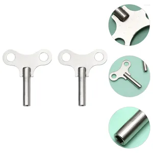 Klokken accessoires 2 pc's haar scrunchies klokkenluider wikkelgereedschap reparatiesleutels sleutel voor metalen staal