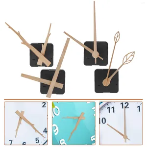 Klokken Accessoires 4 Sets Wijzers Kit Onderdelen Stille Muur Mechanismen Houten Vervanging DIY