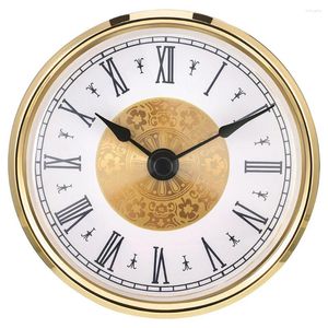 Accessoires d'horloges 80MM, Inserts d'horloge à Quartz, mouvement artisanal classique, tête ronde, chiffres arabes romains