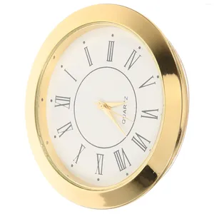 Klokken accessoires Allob Hacht Kop Roman Number Clock Insert Header Vintage roestvrijstalen bewegingsgedeelte