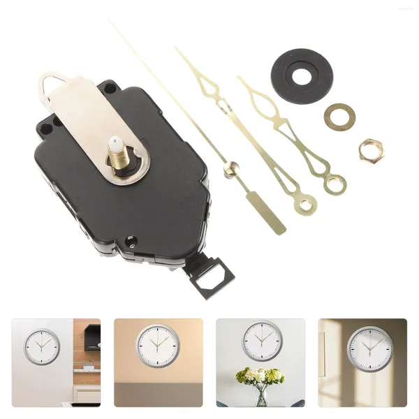 Relojes accesorios componente de cuarzo péndulo movimiento de reloj de reloj de bricolaje Mecanismo de hierro de pared