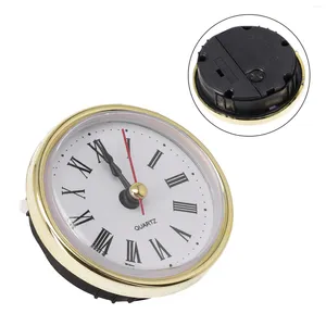 Accessoires Clocks Inserts d'horloge bricolage Mouvement Quartz INSERT 65 mm Gold Couleur Plastique Remplacement de la maison Brande durable