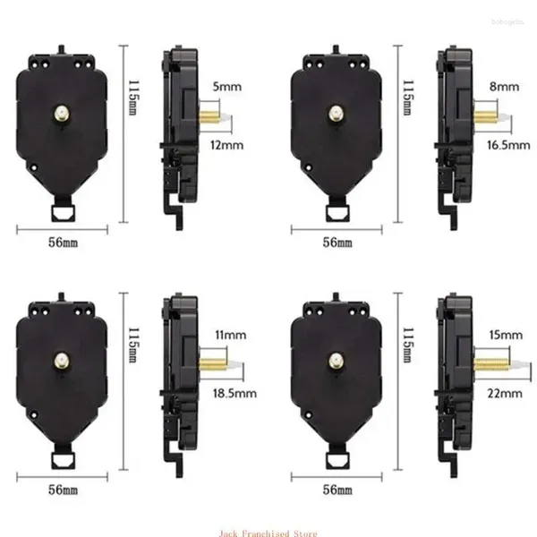 Relojes Accesorios DIY Movimiento del reloj Malos de pared Mecanismo de péndulo