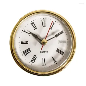Accessoires d'horloges élégants et modernes, modèles de chiffres romains de 65mm, insertion d'horloge ronde pour l'artisanat décoratif, épaisseur de 25mm