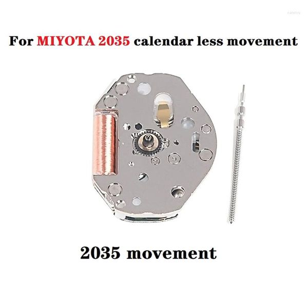 Accessoires d'horloges pour MIYOTA 2035 poignée de mouvement remplacement de montre à Quartz de haute précision à trois aiguilles sans calendrier