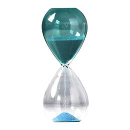 Klokken accessoires Ander 1pc creatief glazen zandloper timer zand ornament