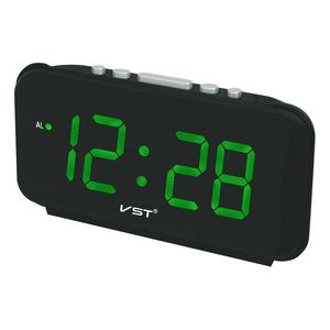 Horloges Accessoires Autres Réveil numérique à LED Grands chiffres Bureau avec prise UE Alimentation secteur Lumière électronique Affichage de l'heure Étudiant