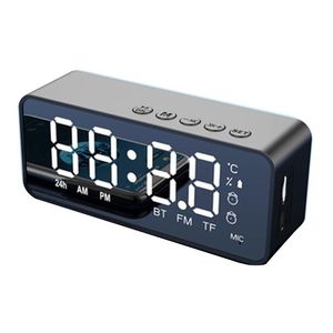 Clocks Accessories Other & LED Display For Bedroom Office Player Mini Household FM Radio USB Rechargeable Desktop With Wireless Speaker Digi