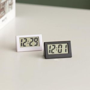 Horloges Accessoires Autres Mini LCD Tableau de bord numérique Bureau Horloge électronique pour bureau Bureau à domicile