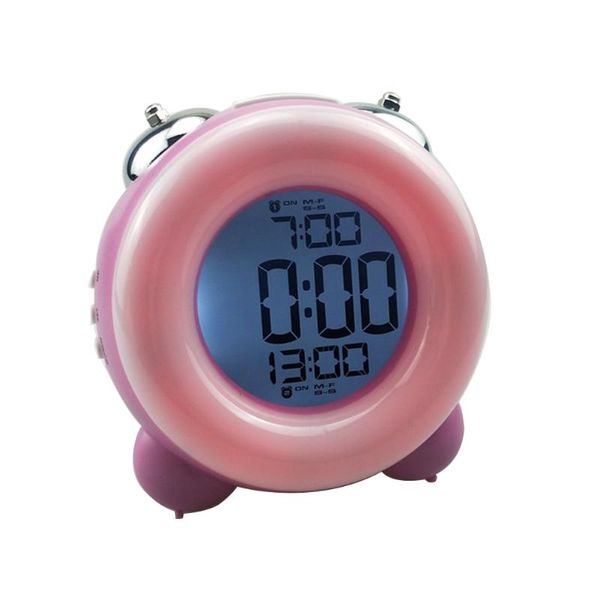 Horloges Accessoires Autre Veilleuse Multifonction Réveil Chambre Avec Double Réglage Alimenté Par Batterie Lecture Facile Non Tic Tac Enfants Il