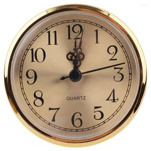 Accessoires Clocks Quartz Horloge Insérer des numéros arabes Mouvement pour réparation / remplacement de 90 mm de diamètre or / argenté