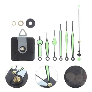 Horloges Accessoires Quartz Mouvement d'horloge Pièces de murs Mute Kit Mécanisme de bricolage Remplacement en plastique