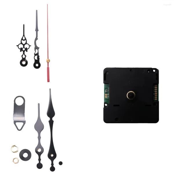 Accessoires d'horloges Kit de mécanisme de mouvement d'horloge bricolage silencieux radiocommandé Allemagne Mode de signal DCF avec 2 ensembles de remplacement de réparation de mains