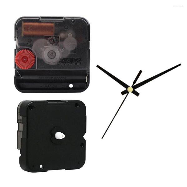 Accesorios de relojes Tipo Snap In Mecanismo de movimiento de reloj de cuarzo silencioso Motor de reemplazo operado por batería con agujas de manos Reparación de bricolaje