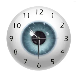 Klokken Accessoires Het oog Oogbol met schoonheid Contact Leerling Kern Zicht Uitzicht Oogheelkunde Dempen Wandklok Optische winkel Nieuwigheid Horloge