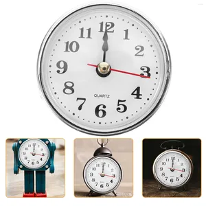 Horloges accessoires horloge bricolage bricolage artisanat vintage face insert en plastique avec un mouvement numéro arabe